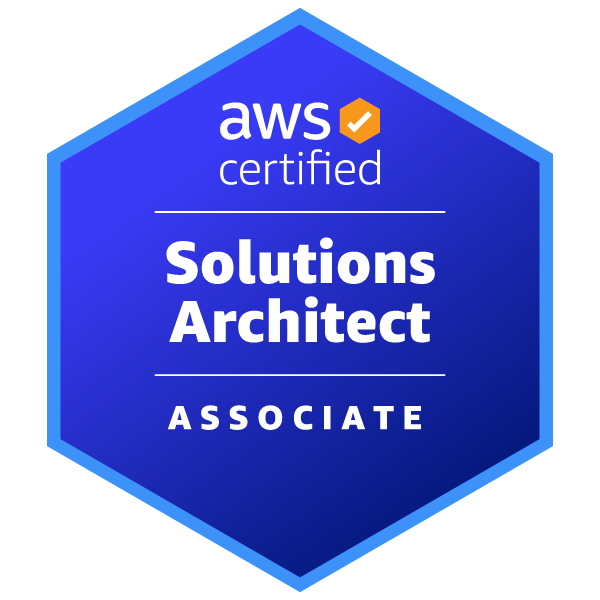 AWS Certified Solutions Architect – Associate badge